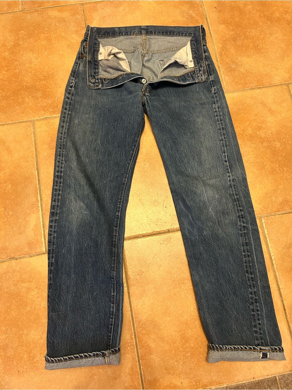 Levi’s 501 XX selvedge button fly jeans 31x33